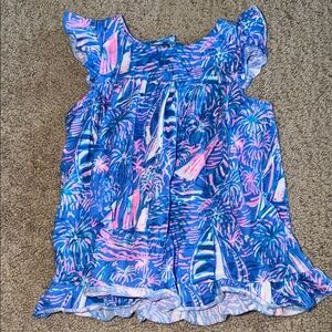 Lilly Pulitzer Blue and Pink Kids dress